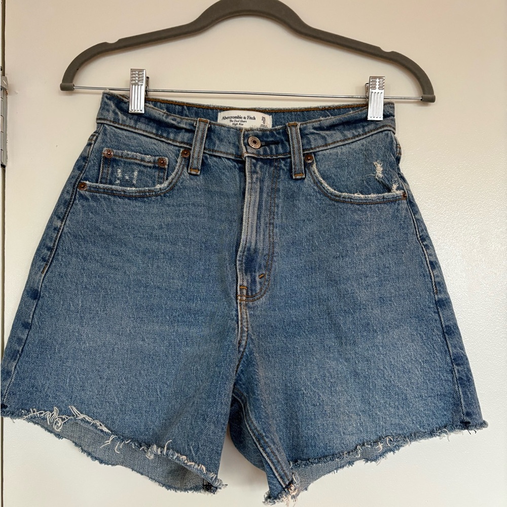 Abercrombie & Fitch Light Blue Jean Shorts